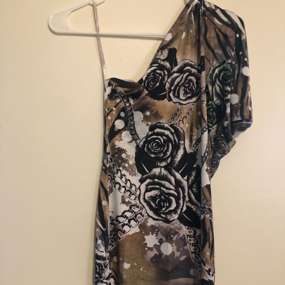 Flower mini dress